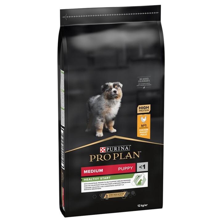 Sparpaket PURINA PRO PLAN 2 x Großgebinde - Medium Puppy Huhn & Reis (2 x 12 kg)
