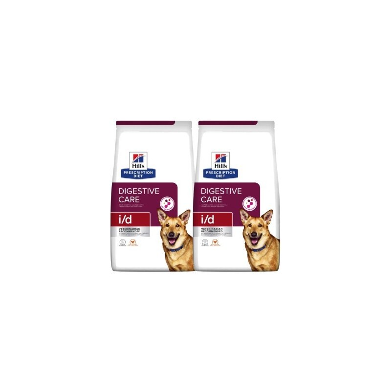 Hill's Prescription Diet i/d Futter zur Verdauung, mit Huhn 2x12 kg