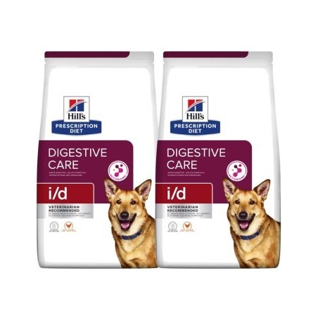 Hill's Prescription Diet i/d Futter zur Verdauung, mit Huhn 2x12 kg