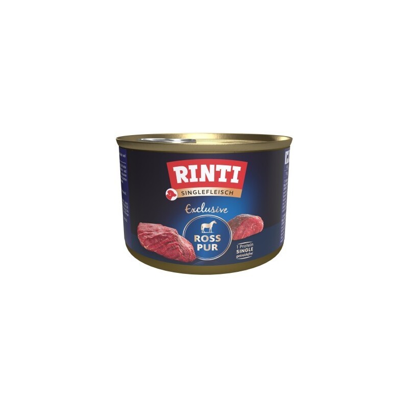 RINTI Singlefleisch Exclusive Ross pur 12x185 g