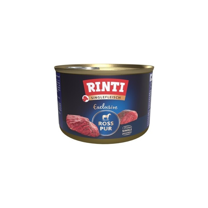RINTI Singlefleisch Exclusive Ross pur 12x185 g