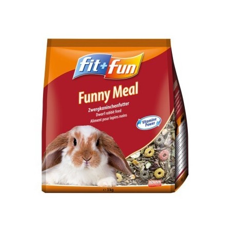 FIT+FUN Zwergkaninchen Futter 3kg