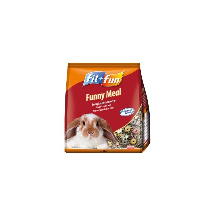 FIT+FUN Zwergkaninchen Futter 3kg