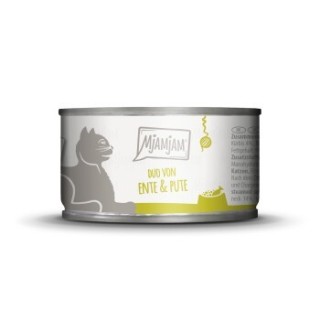 MjAMjAM Nassfutter Katze Adult, Duo 6x100 g Ente & Pute