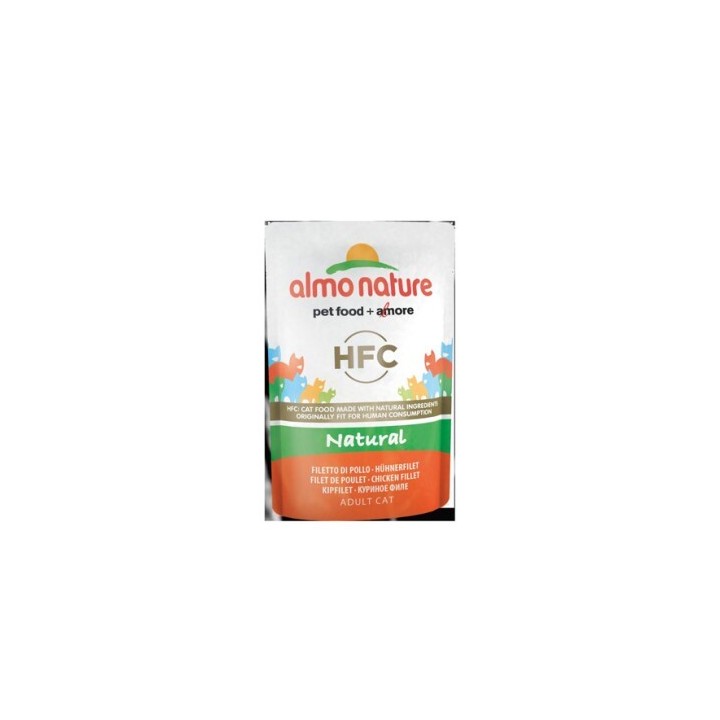 Almo nature Adult Natural HFC 24x55g Hähnchenfilet