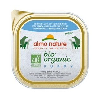 Almo nature Bio Organic Puppy Huhn&Milch 9x300g