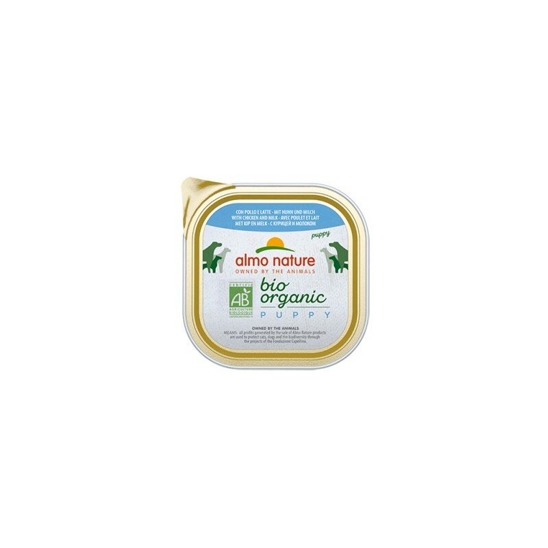 Almo nature Bio Organic Puppy Huhn&Milch 9x300g