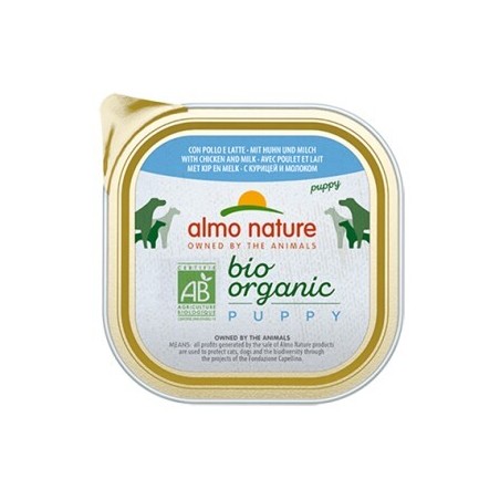 Almo nature Bio Organic Puppy Huhn&Milch 9x300g