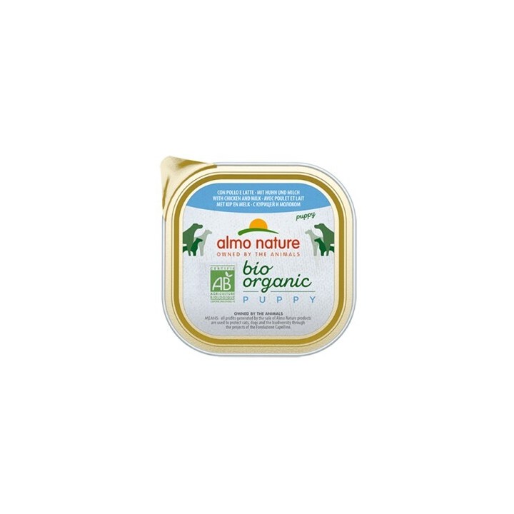 Almo nature Bio Organic Puppy Huhn&Milch 9x300g