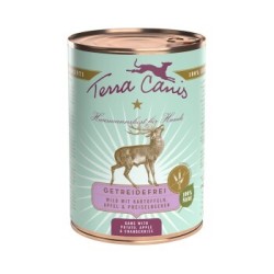 Terra Canis Getreidefrei Adult 6x400g Wild mit Kartoffeln, Apfel und Preiselbeeren