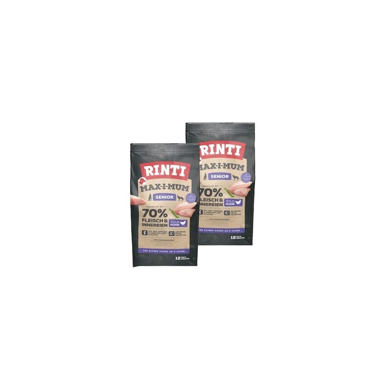 RINTI MAX-I-MUM Senior Huhn 2x12 kg