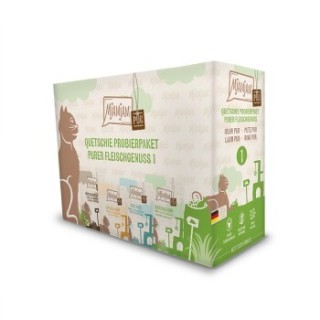 MjAMjAM Nassfutter Katze Adult, Quetschie 12x125 g Probierpaket 1