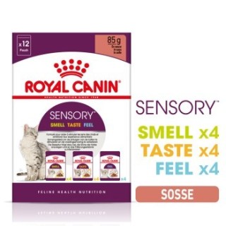 ROYAL CANIN Sensory Smell Taste Feel Multipack in Soße 12x85 g