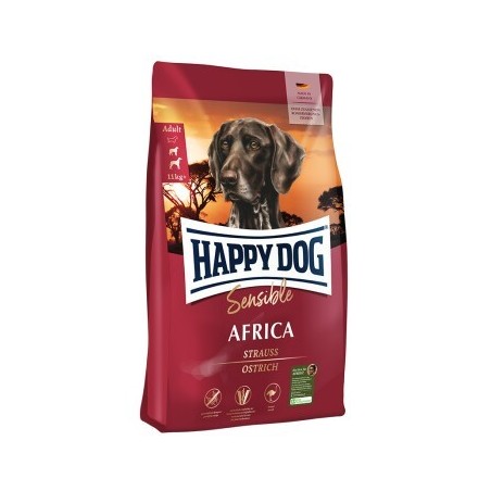 HAPPY DOG Sensible Trockenfutter Hund Adult, Africa 4 kg