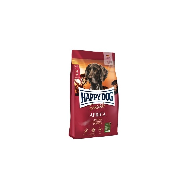HAPPY DOG Sensible Trockenfutter Hund Adult, Africa 4 kg