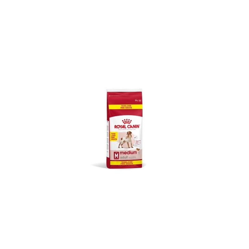ROYAL CANIN Medium Adult 15+3 kg gratis