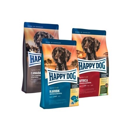 HAPPY DOG Sensible Probierpaket "Länderreise 2.0" 3x1kg