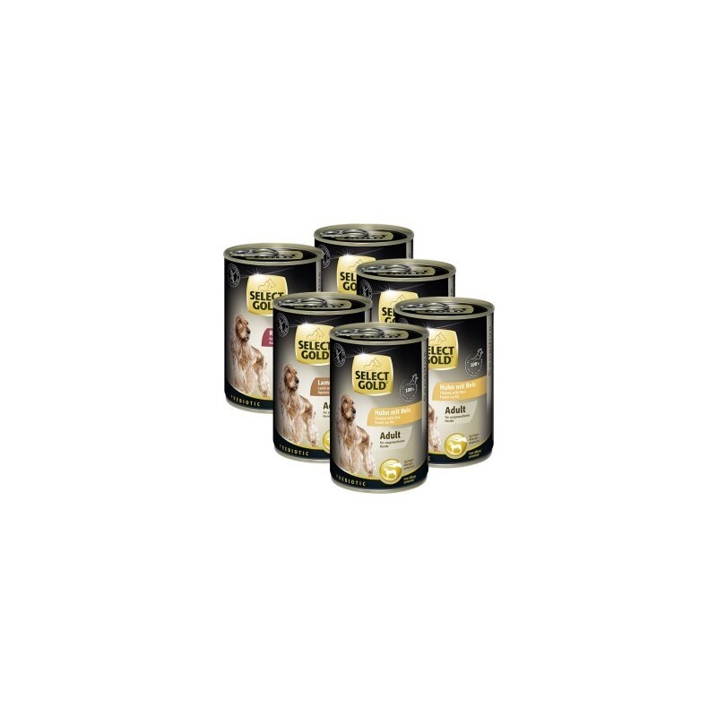 SELECT GOLD Sensitive Adult Mixpaket 6x400g Mixpaket 1