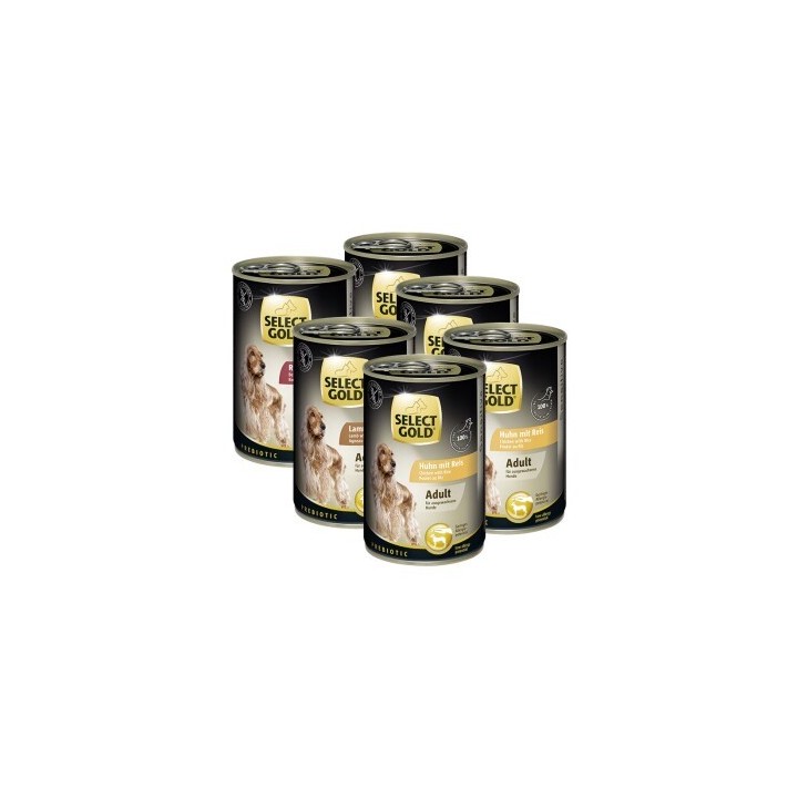 SELECT GOLD Sensitive Adult Mixpaket 6x400g Mixpaket 1