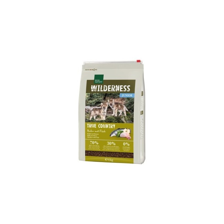 REAL NATURE WILDERNESS Junior True Country Huhn mit Fisch 4 kg