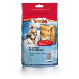 SwissDog Leckerrolle im Pouletmantel 300g