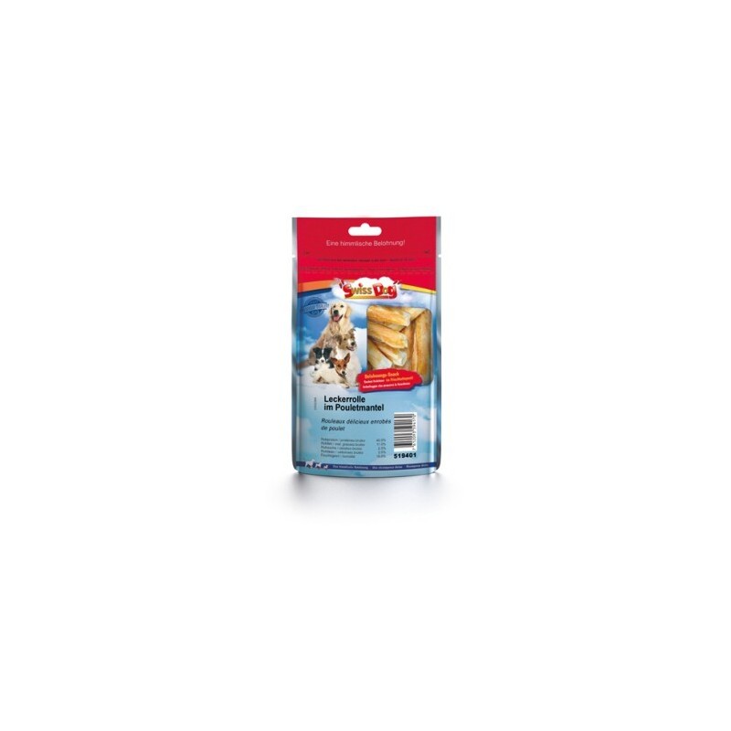 SwissDog Leckerrolle im Pouletmantel 300g
