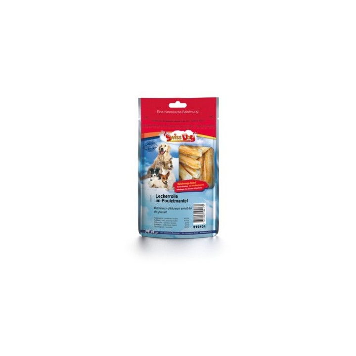 SwissDog Leckerrolle im Pouletmantel 300g