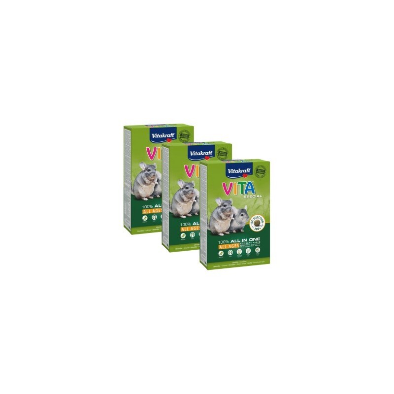 Vitakraft Vita Special Chinchilla 3x600 g