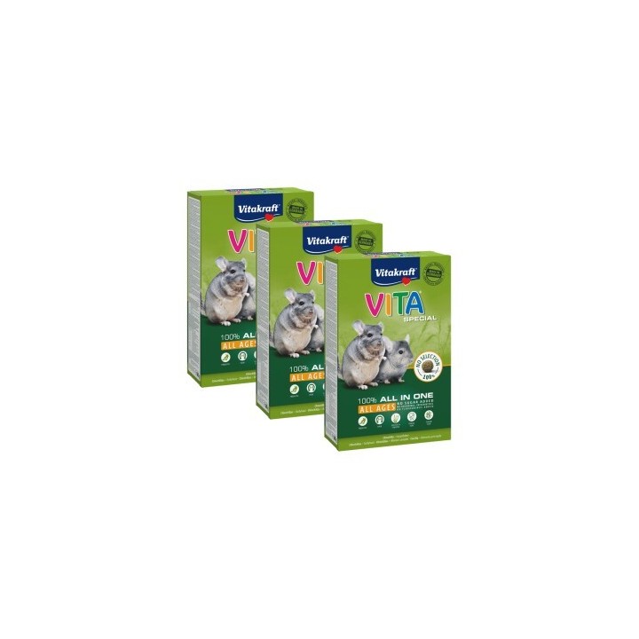 Vitakraft Vita Special Chinchilla 3x600 g