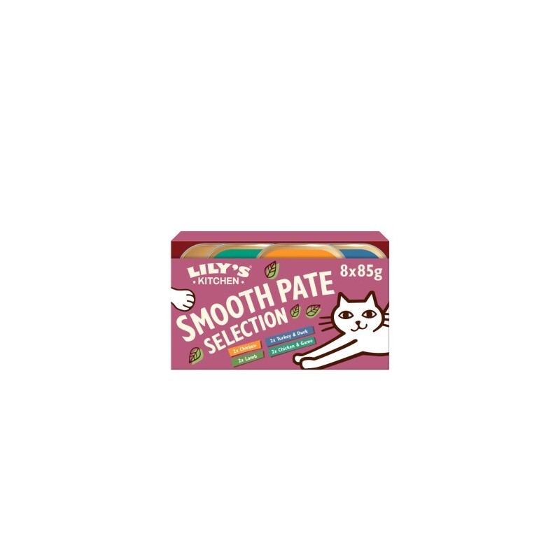 LILY'S KITCHEN Nassfutter Katze Adult Everyday Favourites Paté 8x85g