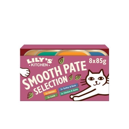 LILY'S KITCHEN Nassfutter Katze Adult Everyday Favourites Paté 8x85g