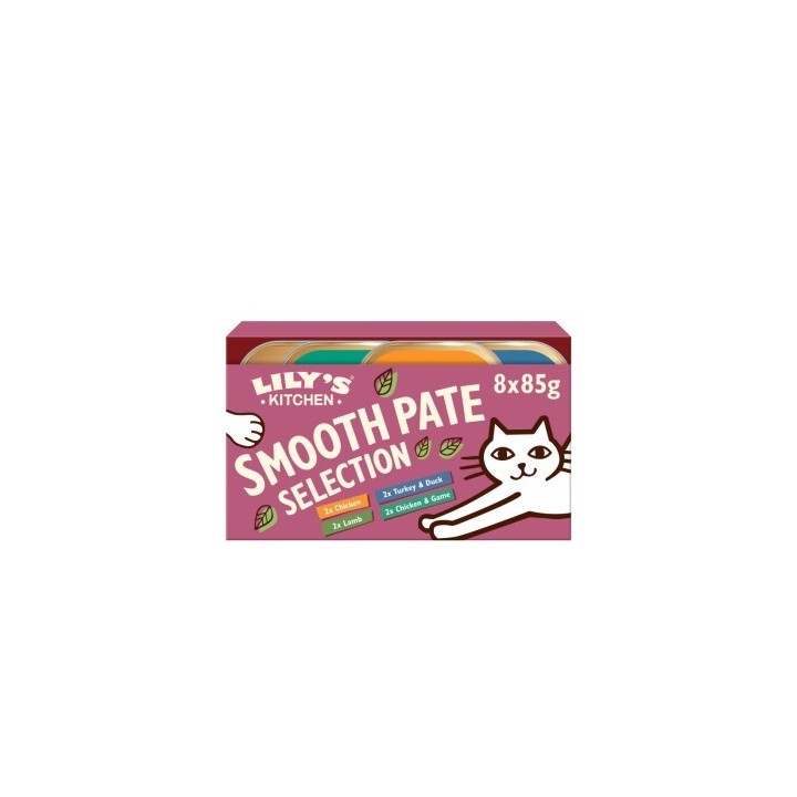 LILY'S KITCHEN Nassfutter Katze Adult Everyday Favourites Paté 8x85g