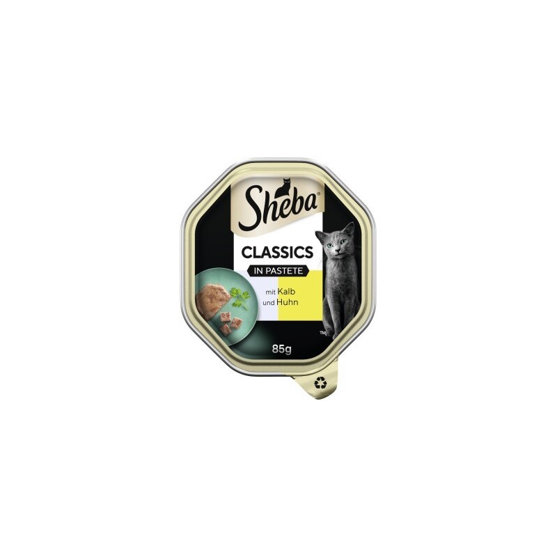Sheba Classics in Pastete 22x85g Kalb & Huhn