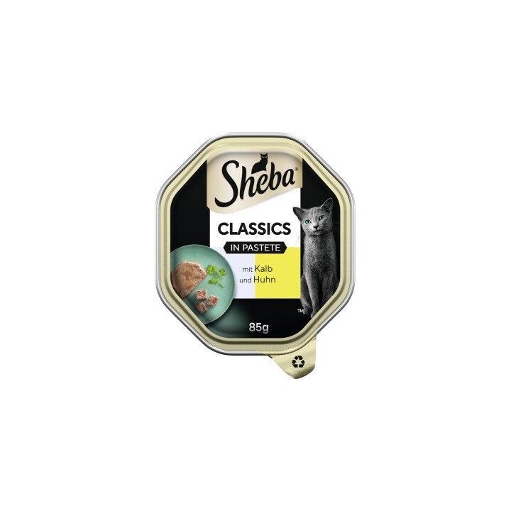 Sheba Classics in Pastete 22x85g Kalb & Huhn