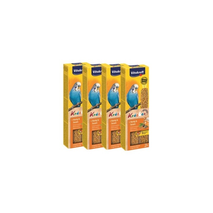Vitakraft Kräcker Wellensittich 4x2er Honig-Sesam