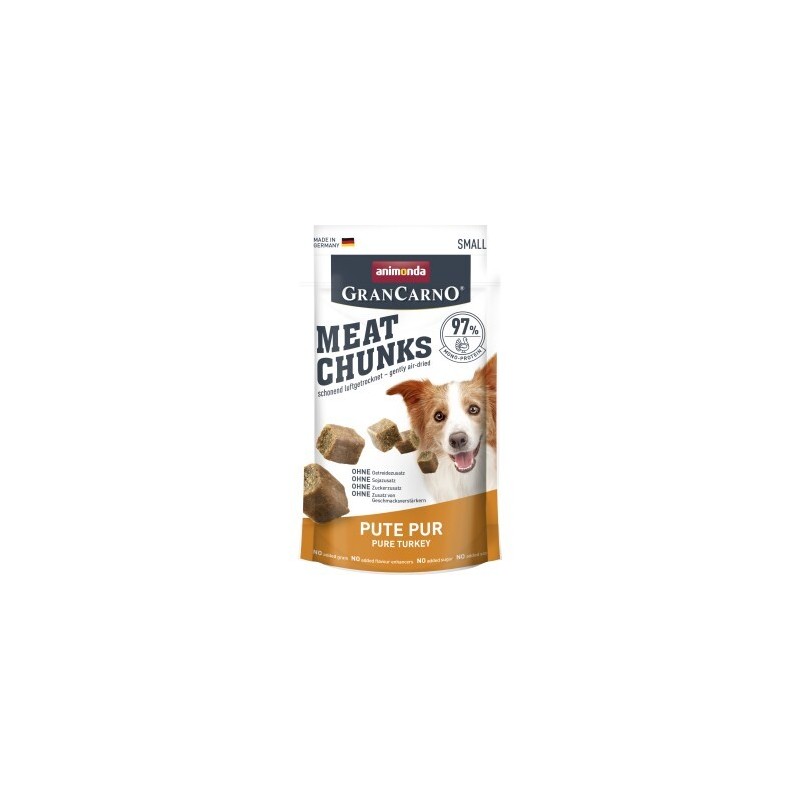 animonda GranCarno Meat Chunks Adult, Pute 8x60 g