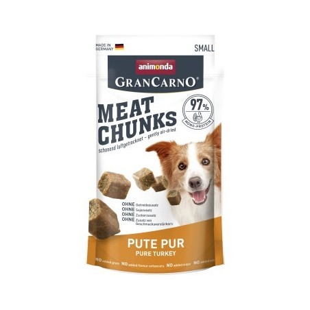 animonda GranCarno Meat Chunks Adult, Pute 8x60 g