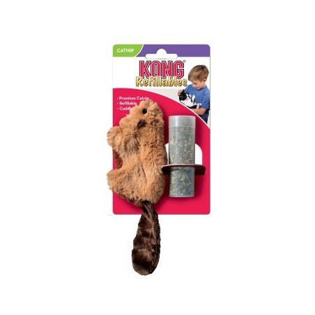 KONG Spielzeug Plüsch Biber Catnip