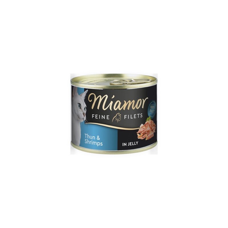 Miamor Feine Filets in Jelly Thunfisch und Shrimps 12x185 g