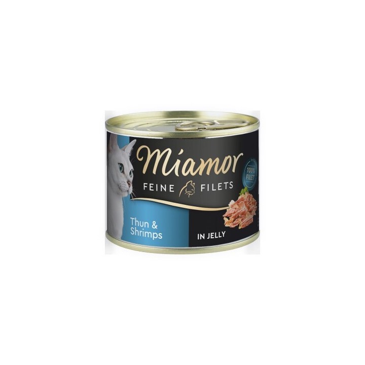 Miamor Feine Filets in Jelly Thunfisch und Shrimps 12x185 g