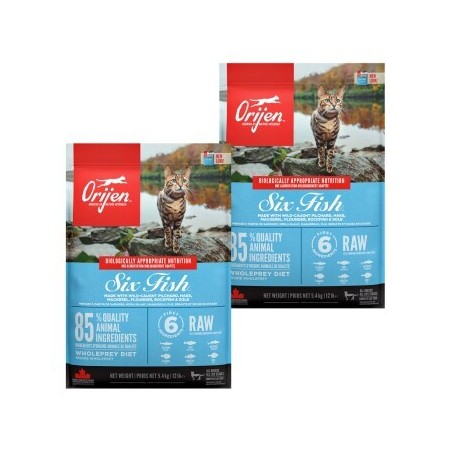 Orijen Six Fish Cat 2x5.4 kg