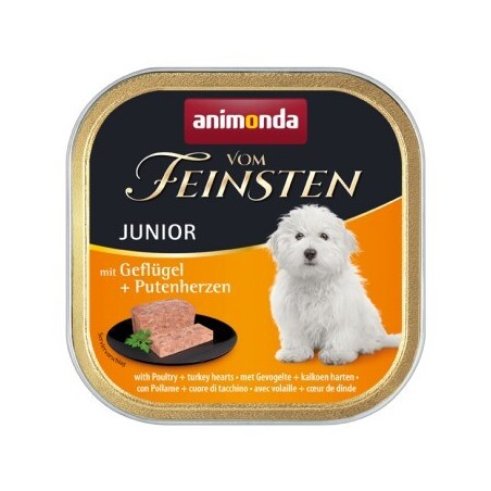 animonda Vom Feinsten Junior 22x150g Geflügel & Putenherzen