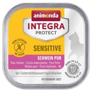 animonda Integra Protect Sensitive 16x100g Schwein pur