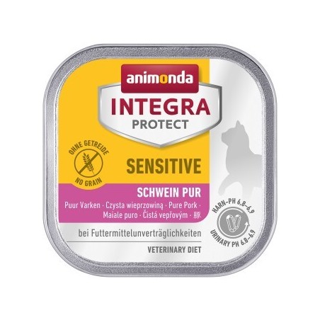 animonda Integra Protect Sensitive 16x100g Schwein pur