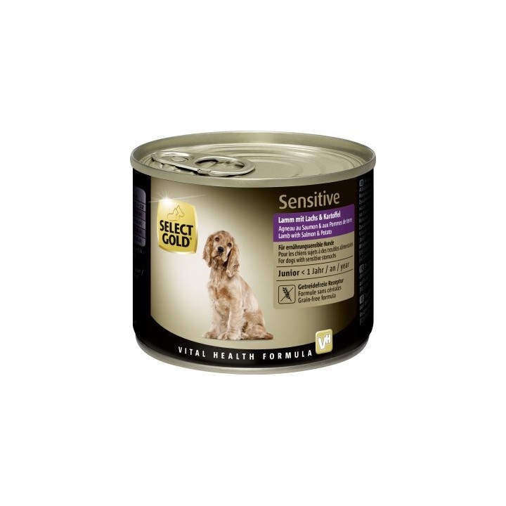 SELECT GOLD Nassfutter Hund Sensitive Junior