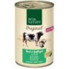 REAL NATURE Original Nassfutter Katze, Adult, Rind und Geflügel mit Leinöl 6x400 g