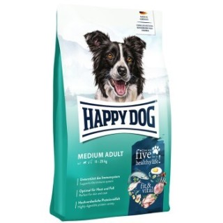 HAPPY DOG fit & vital Trockenfutter Hund Adult, Medium 12 kg