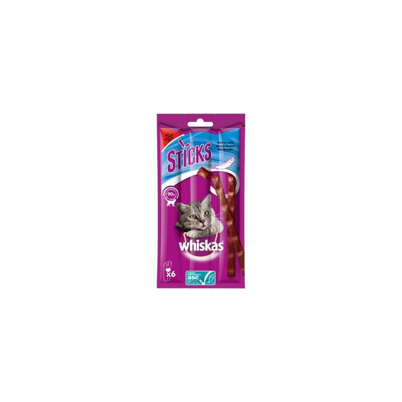 Whiskas Sticks 14x6 Stück Lachs