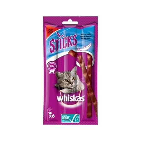 Whiskas Sticks 14x6 Stück Lachs