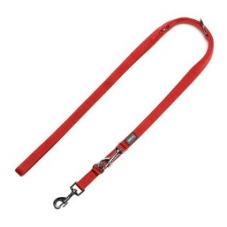 AniOne Nylonführleine Classic 2-lagig rot M